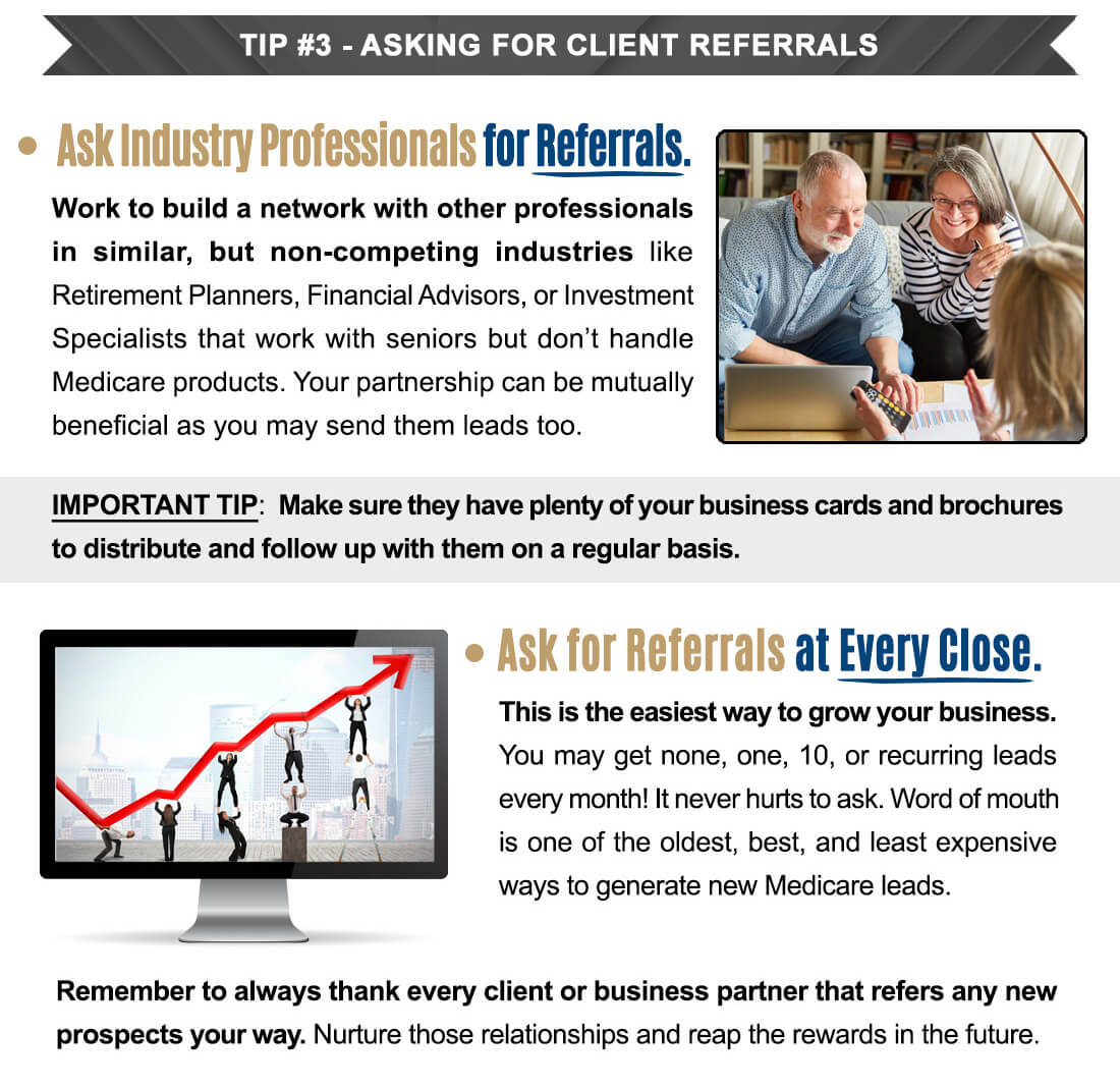 asking for client referrals